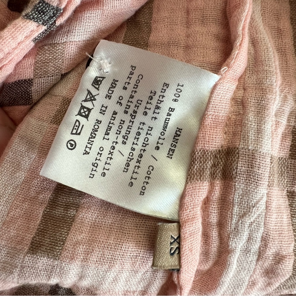 Hansen garments Pink Plaid Button-Up Shirt - Picture 12 of 16